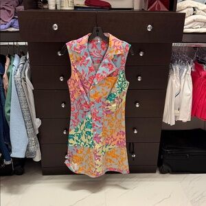 10 Crosby Derek Lam Multicolor Floral Dress